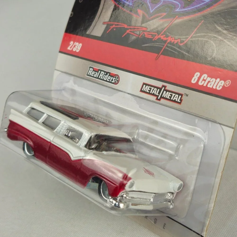 HOT WHEELS PHIL'S GARAGE 8 CRATE REAL‎ RIDERS 2/39 - (K232)